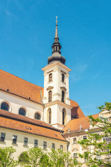 Tschechische Republik, Südmährische Region, Brünn, Turm der St.-Thomas-Kirche - TAMF04083