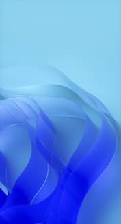 Abstrakter Hintergrund von blauen geschichteten Materialien - MSMF00142