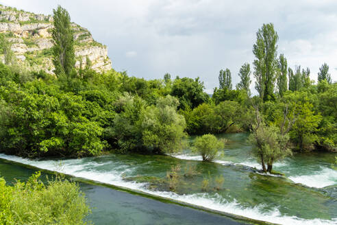 Kroatien, Dalmatien, Wasserfälle im Krka-Nationalpark - TAMF04117