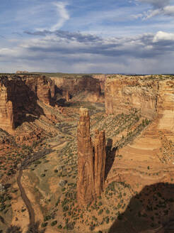 USA, Arizona, Spider Rock, Spider rock in Canyon de Chelly National Monument - TETF02475