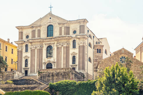 Italien, Friaul-Julisch Venetien, Triest, Fassade der Pfarrei Santa Maria Maggiore - TAMF04199