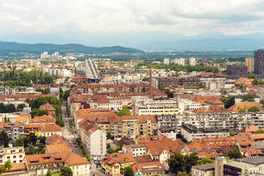 Slowenien, Ljubljana, Wohnviertel der Hauptstadt - TAMF04221