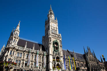 Neues Rathaus, Marienplatz (Platz), Altstadt, München, Bayern, Deutschland, Europa - RHPLF31818