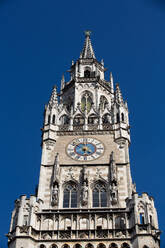 Clock Tower, New Town Hall, Marienplatz (Plaza) (Square), Old Town, Munich, Bavaria, Germany, Europe - RHPLF31820