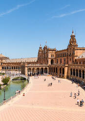 Plaza de Espana (Spanienplatz) im Parque de Maria Luisa (Maria-Luisa-Park), Sevilla, Andalusien, Spanien, Europa - RHPLF31845