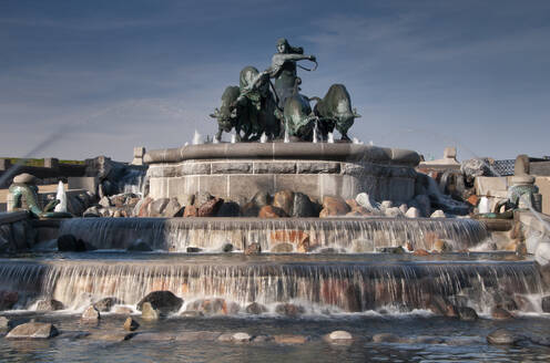 Der Gefion-Brunnen (Gefionspringvandet), Kopenhagen, Dänemark, Europa - RHPLF31855