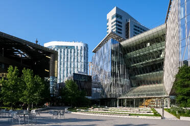 Blick auf das Cornell Tech, ein Graduiertencampus und Forschungszentrum der Cornell University auf Roosevelt Island, Manhattan, New York City, Vereinigte Staaten von Amerika, Nordamerika - RHPLF31982