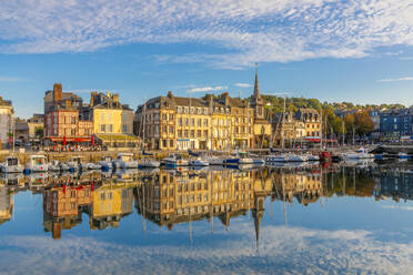 Honfleur Harbour, Honfleur, Normandy, France, Europe - RHPLF32060