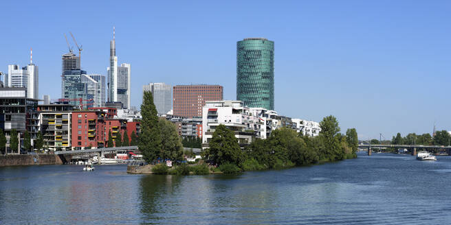 Gebäude im Bankenviertel, Frankfurt am Main, Hessen, Deutschland, Europa - RHPLF32071
