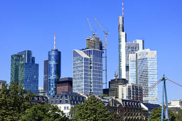 Buildings in the banking district, Frankfurt am Main, Hesse, Germany, Europe - RHPLF32073