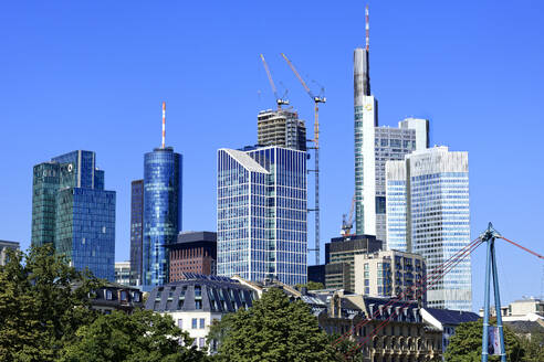 Gebäude im Bankenviertel, Frankfurt am Main, Hessen, Deutschland, Europa - RHPLF32073