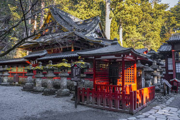 Futarasan-Tempel in Nikko, UNESCO-Weltkulturerbe, Nikko, Tochigi, Honshu, Japan, Asien - RHPLF32198