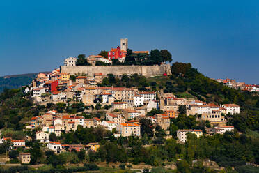 Fernsicht, Motovun, Kroatien, Europa - RHPLF32224