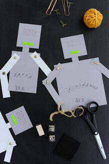 DIY robot shaped birthday invitation cards - GISF01024