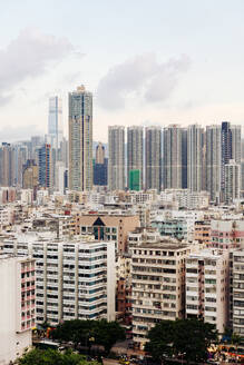 Buildings in row at Hong Kong city - MMPF01174