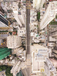 Buildings near road in Hong Kong city - MMPF01186