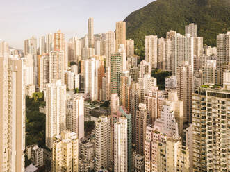 Mountain with buildings in Hong Kong city - MMPF01187