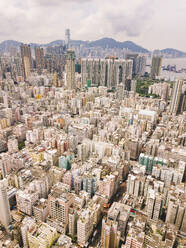 Verschiedene moderne Gebäude in der Stadt Hongkong, China - MMPF01192