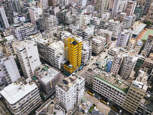 Verschiedene Gebäude mit Straßen in der Stadt, Hongkong - MMPF01197