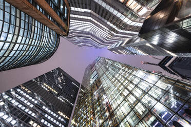 Modern buildings of financial district at London city, England, UK - WPEF08238