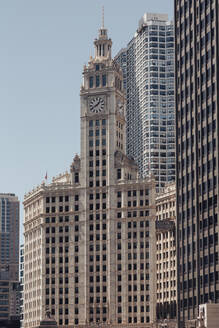 USA, Illinois, Chicago, Facade of Wrigley Building - NGF00841