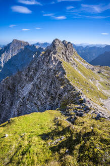 Germany, Bavaria, Oberstdorf, Nebelhorn mountain in Allgau Alps - MHF00762