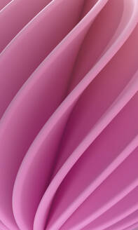 3D render of pink smooth layered surface - MSMF00152