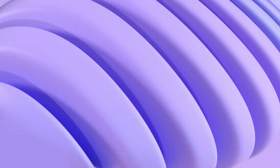 3D-Rendering einer violetten, glatten, geschichteten Oberfläche - MSMF00154