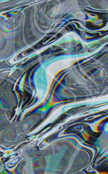A dynamic abstract background with swirling liquid patterns and colorful light refractions, creating a psychedelic effect - ADSF53303