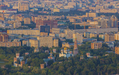 Aerial view of Moscow downtown, Moscow, Moscow Oblast, Russia. - AAEF26069