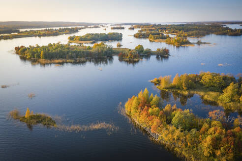 Aerial view of Kizhi Island, Republic of Karelia, Medvezhyegorsky District, Russia. - AAEF26304