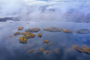 Aerial view of Kizhi Island, Republic of Karelia, Medvezhyegorsky District, Russia. - AAEF26312