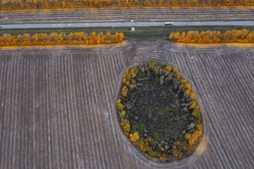 Aerial view of Lipetsk countryside, Yarlukovsky, Tula Oblast, Russia. - AAEF26378