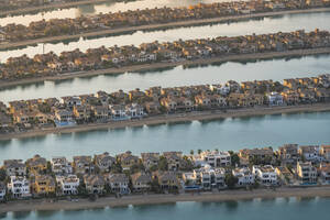 Aerial view of Palm Jumeirah, Dubai, United Arab Emirates. - AAEF27046