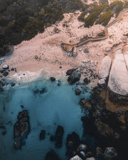 Aerial view of Boulders Beach, Western Cape, South Africa. - AAEF27049