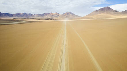 Aerial drone view of Salvador Dali desert in the south of Bolivia. - AAEF27221