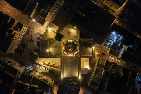 Luftaufnahme der Kirche Saint Philip in Valletta, Malta. - AAEF27462