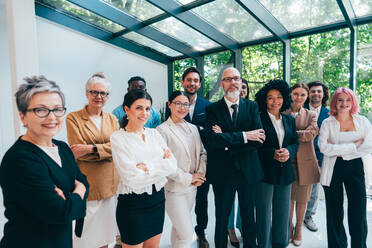 Businessmen and businesswomen making a corporate party after the business conference to celebrate the year goals and achievements. - DMDF10515