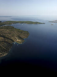 Aerial view of beautiful Brac Island, Croatia. - AAEF27857