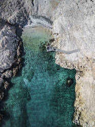 Aerial view of Coki Baska Island in the beautiful Bay, Croatia. - AAEF27876