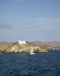 Kea-Leuchtturm, Insel Kea, Kykladen, Griechische Inseln, Griechenland, Euroe - RHPLF32342