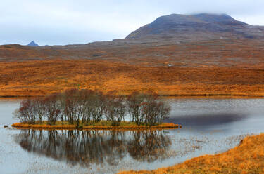 Assynt landscape, Highland, Scotland, United Kingdom, Europe - RHPLF32466