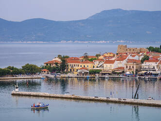 Port of Pythagoreio, elevated view, Samos Island, North Aegean, Greek Islands, Greece, Europe - RHPLF32574