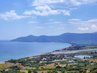 Coast of Pythagoreio, elevated view, Samos Island, North Aegean, Greek Islands, Greece, Europe - RHPLF32584