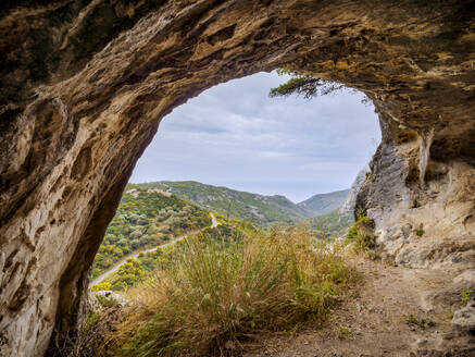 The Real Cave of Pythagoras, Mount Kerkis, Samos Island, North Aegean, Greek Islands, Greece, Europe - RHPLF32597