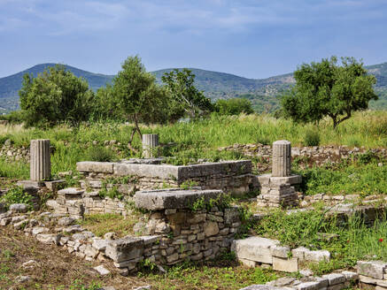 Heraion of Samos, UNESCO World Heritage Site, Ireo, Samos Island, North Aegean, Greek Islands, Greece, Europe - RHPLF32603