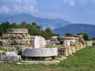 Temple of Hera Ruins, Heraion of Samos, UNESCO World Heritage Site, Ireo, Samos Island, North Aegean, Greek Islands, Greece, Europe - RHPLF32606