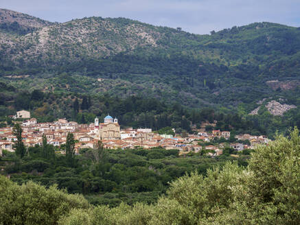 View towards Mili, Samos Island, North Aegean, Greek Islands, Greece, Europe - RHPLF32609