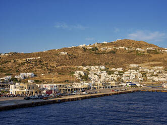 Mykonos Port, Tourlos, Mykonos Island, Cyclades, Greek Islands, Greece, Europe - RHPLF32624