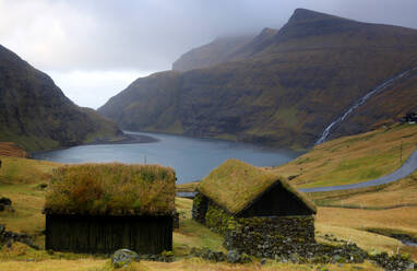 Saxun, Streymoy, Faroe Islands, Denmark, North Atlantic - RHPLF32741